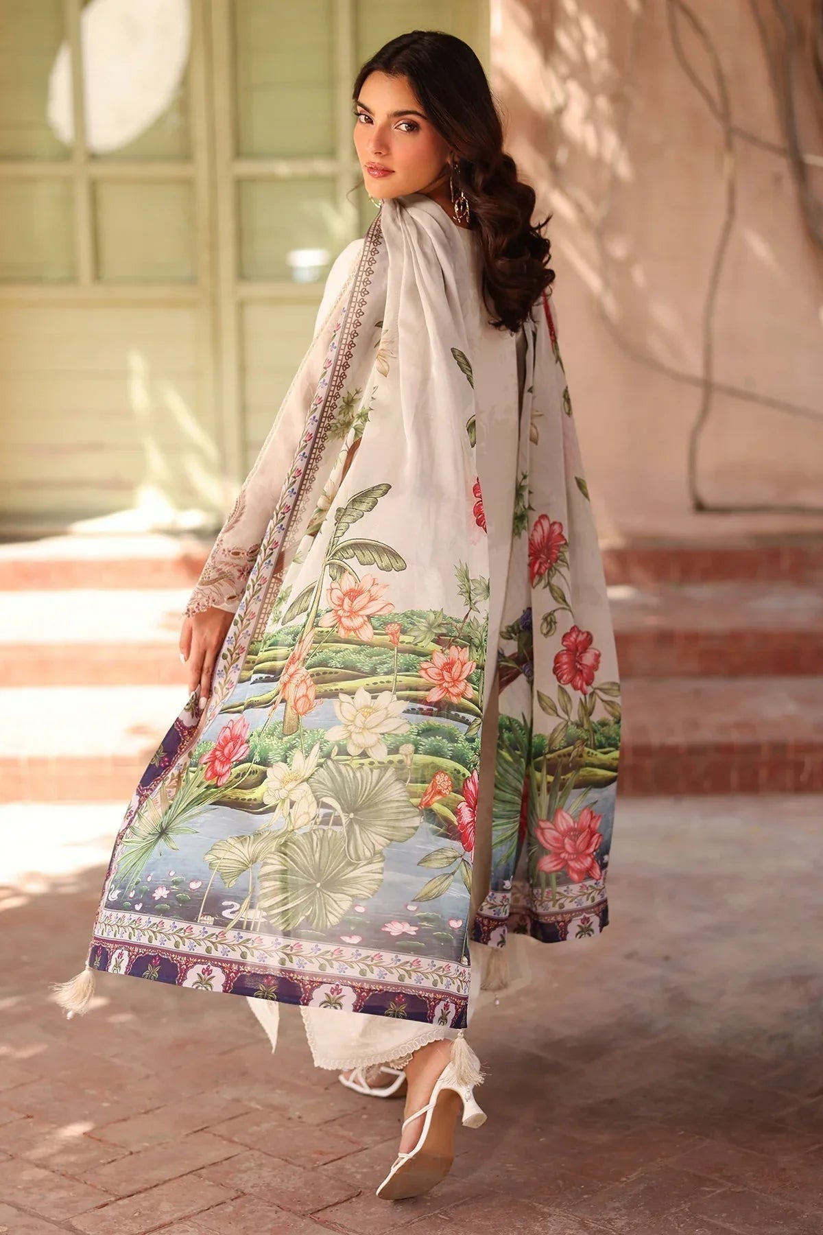 Alizeh | Embroidered Printed Festive Edit 25 | AF-EPL-7035-KARIS - Aqsa Fabrics