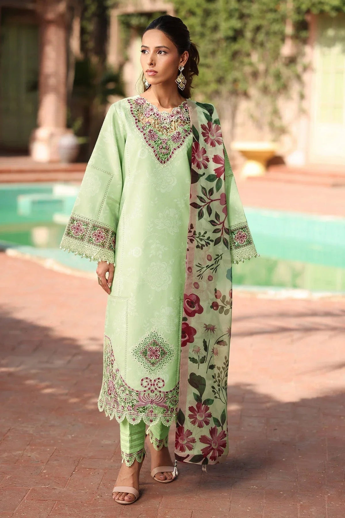 Alizeh | Embroidered Printed Festive Edit 25 | AF-EPL-7034-NUMA - Aqsa Fabrics