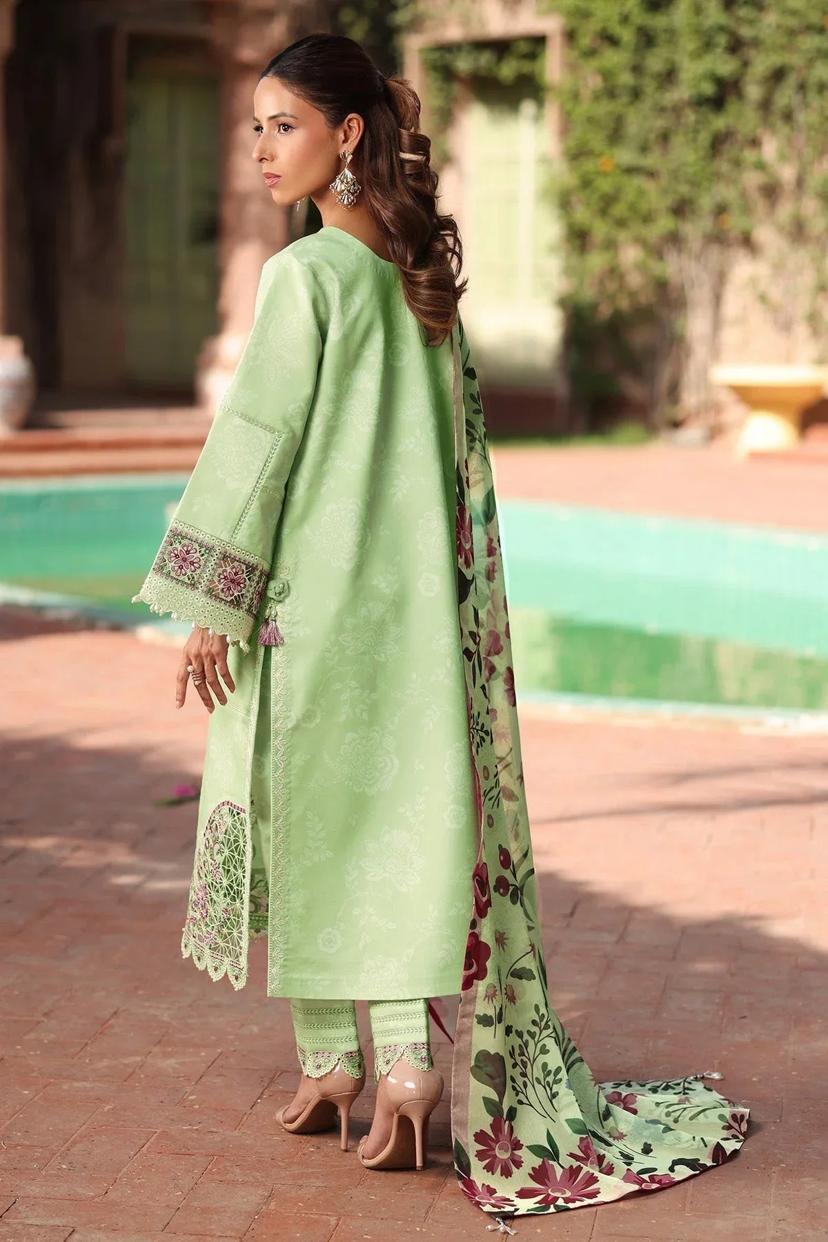 Alizeh | Embroidered Printed Festive Edit 25 | AF-EPL-7034-NUMA - Aqsa Fabrics