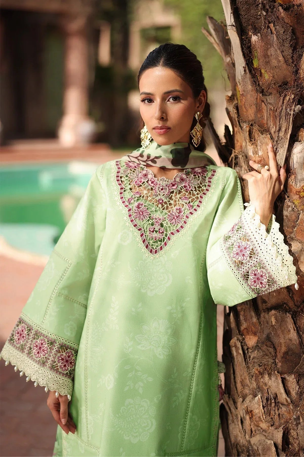 Alizeh | Embroidered Printed Festive Edit 25 | AF-EPL-7034-NUMA - Aqsa Fabrics