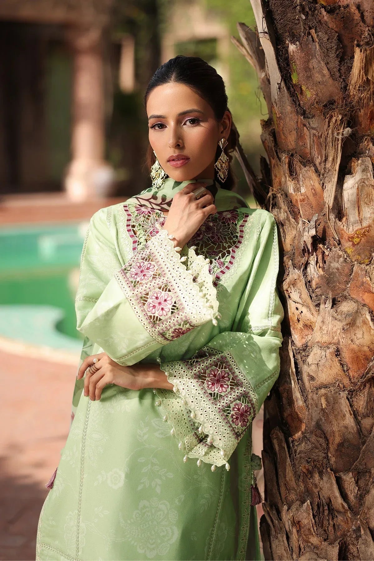 Alizeh | Embroidered Printed Festive Edit 25 | AF-EPL-7034-NUMA - Aqsa Fabrics