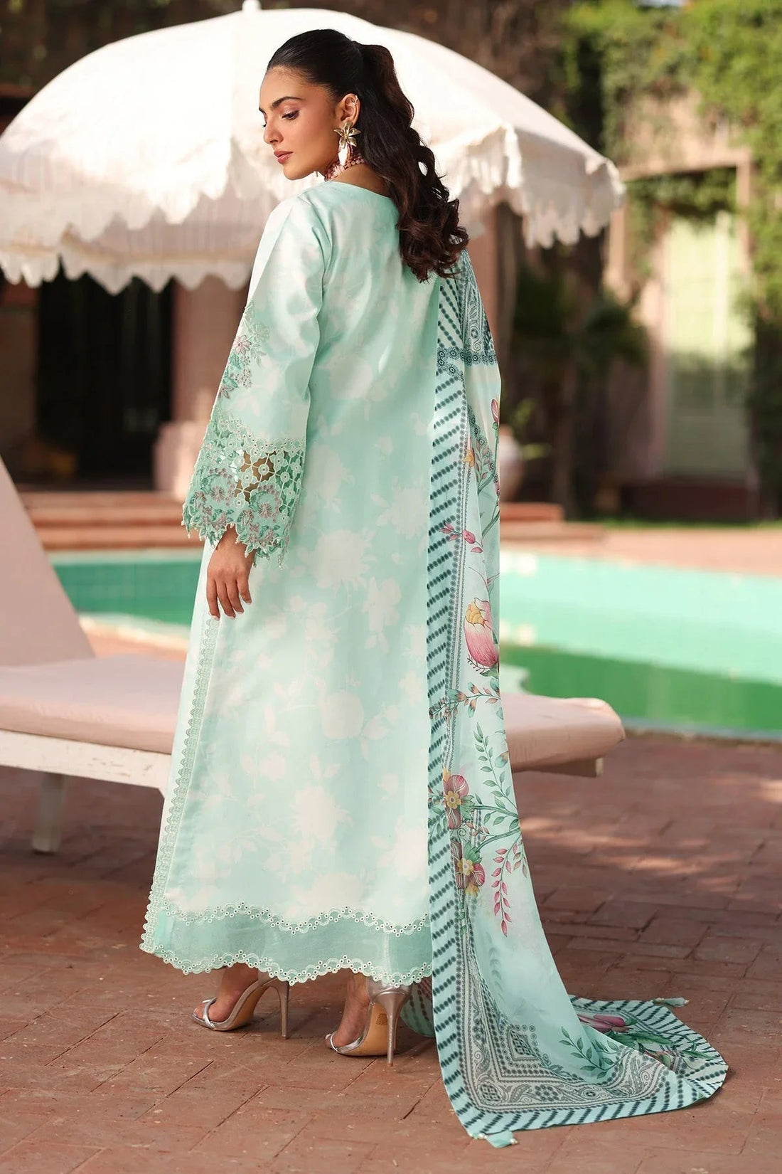 Alizeh | Embroidered Printed Festive Edit 25 |AF-EPL-7031-MIREGA - Aqsa Fabrics
