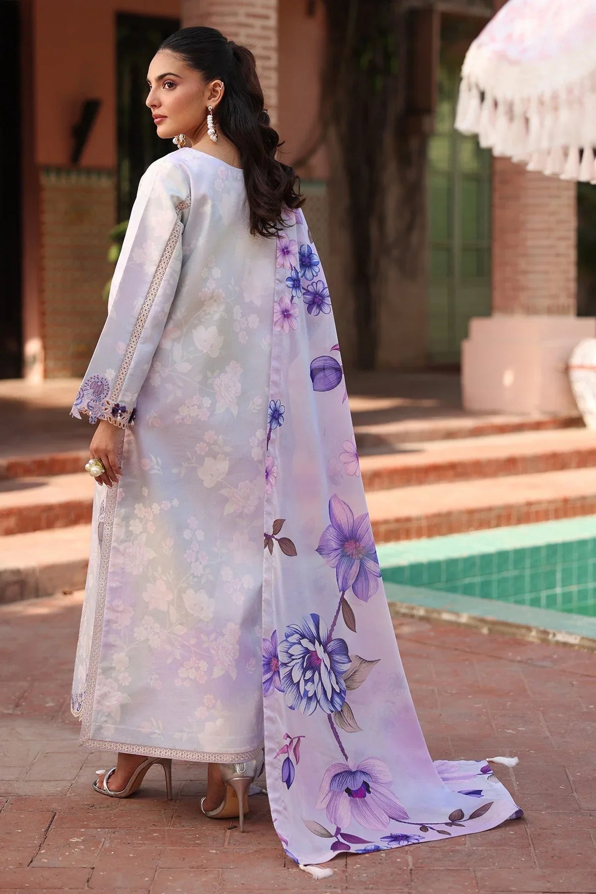 Alizeh | Embroidered Printed Festive Edit 25 | AF-EPL-7039-PRESTA - Aqsa Fabrics