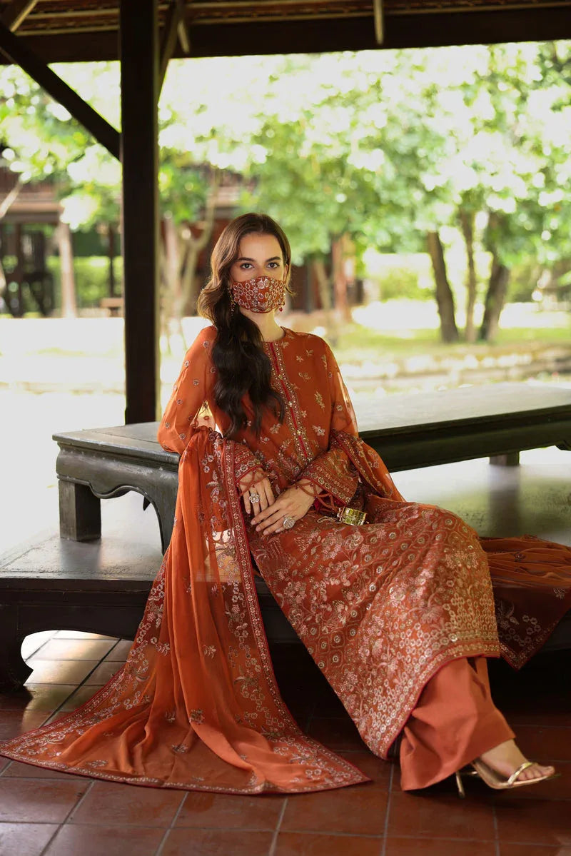 Flossie | Naayab Formals | K-109 - Aqsa Fabrics