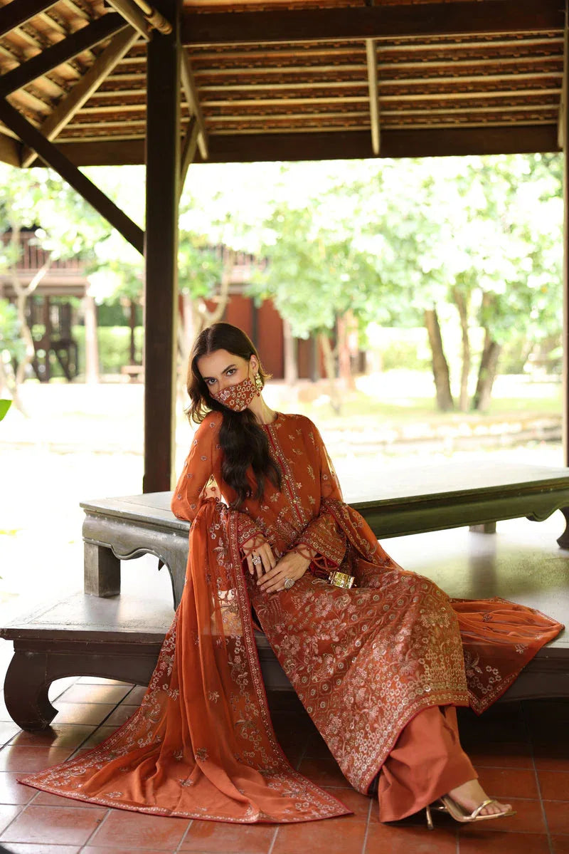 Flossie | Naayab Formals | K-109 - Aqsa Fabrics