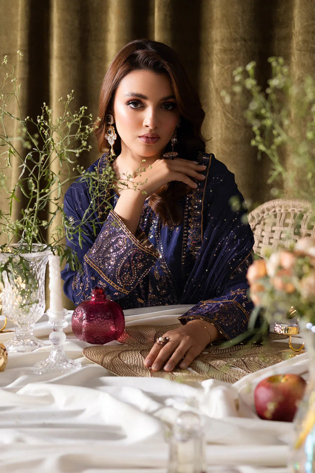 Ramsha | Aangan Luxury Raw silk | AA-103 - Aqsa Fabrics