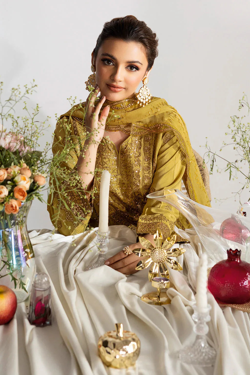 Ramsha | Aangan Luxury Raw silk | AA-102 - Aqsa Fabrics