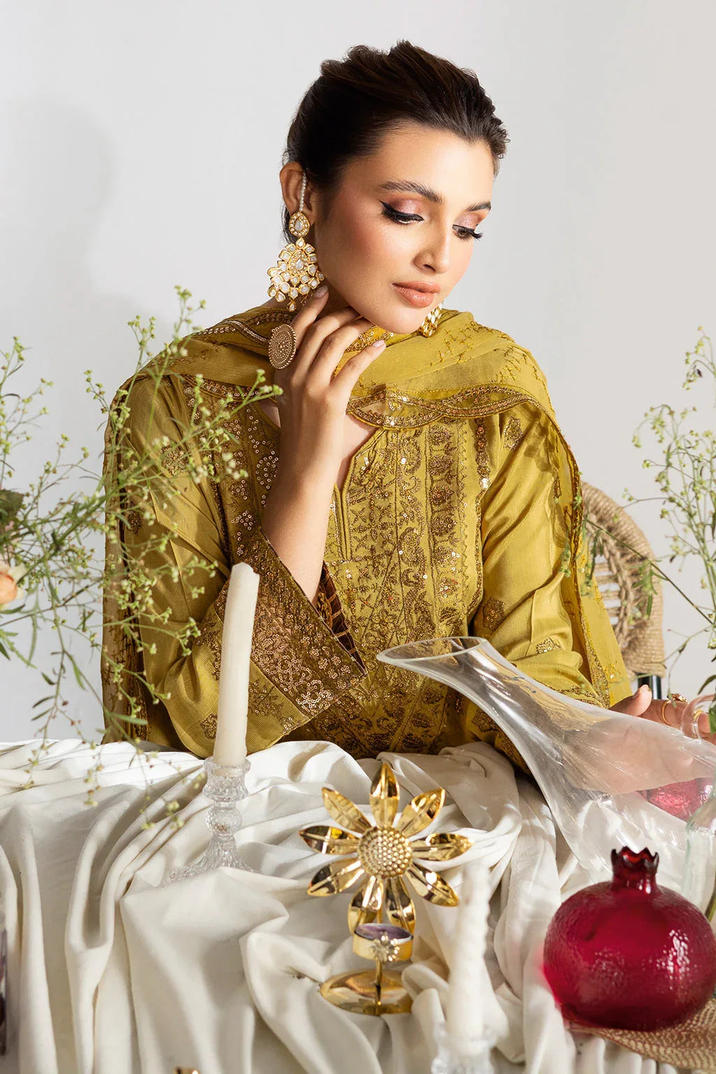 Ramsha | Aangan Luxury Raw silk | AA-102 - Aqsa Fabrics