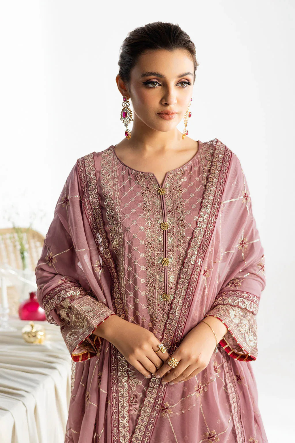 Ramsha | Aangan Luxury Raw silk | AA-104 - Aqsa Fabrics