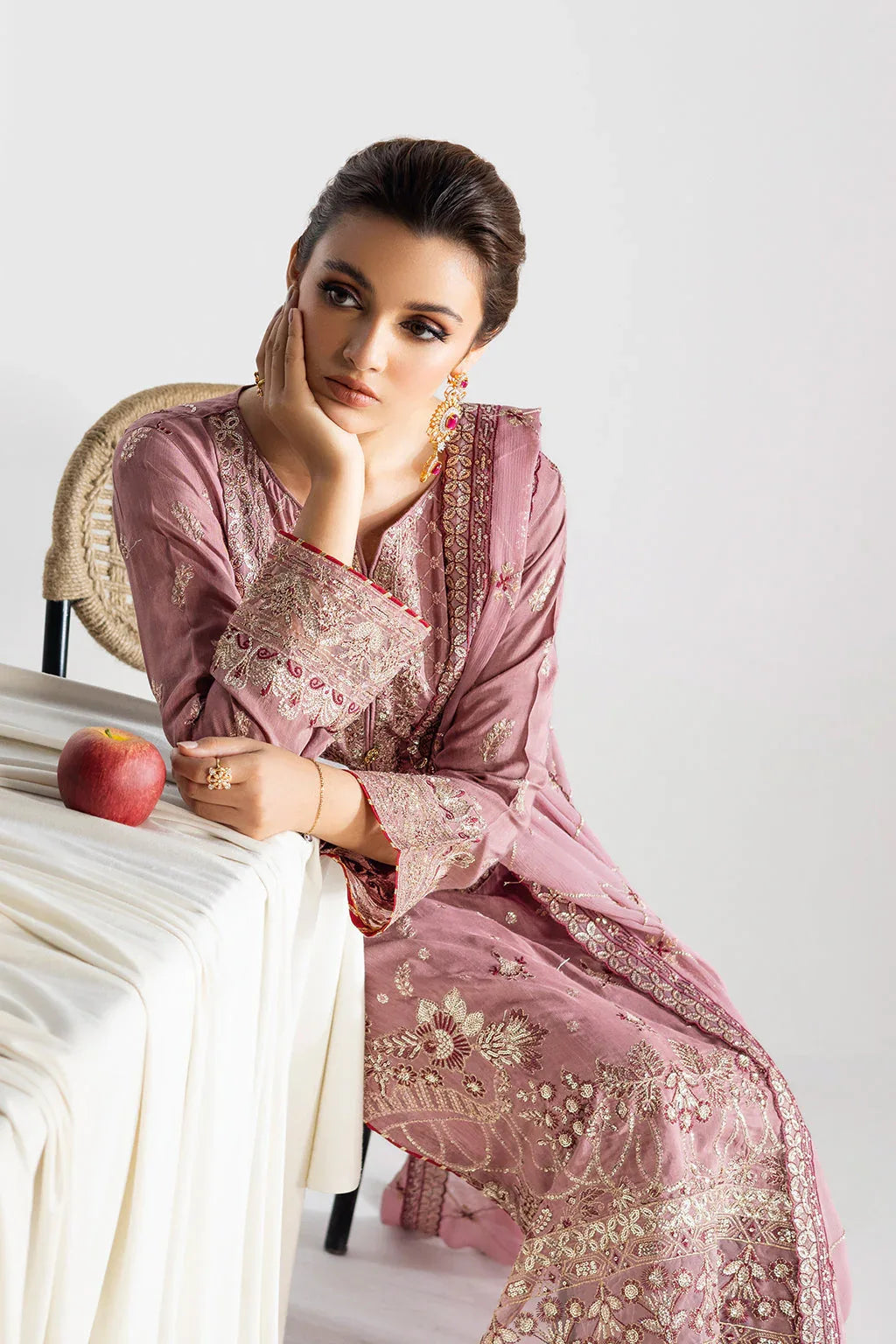 Ramsha | Aangan Luxury Raw silk | AA-104 - Aqsa Fabrics