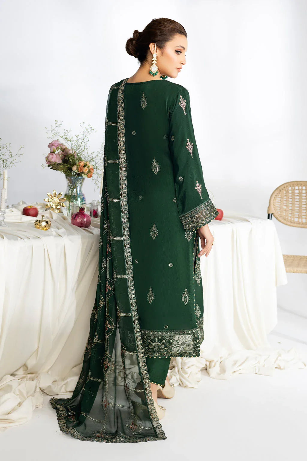 Ramsha | Aangan Luxury Raw silk | AA-107 - Aqsa Fabrics