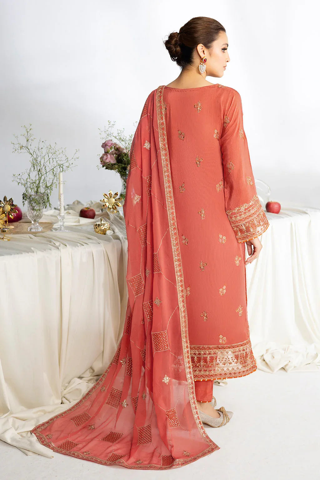 Ramsha | Aangan Luxury Raw silk | AA-205 - Aqsa Fabrics