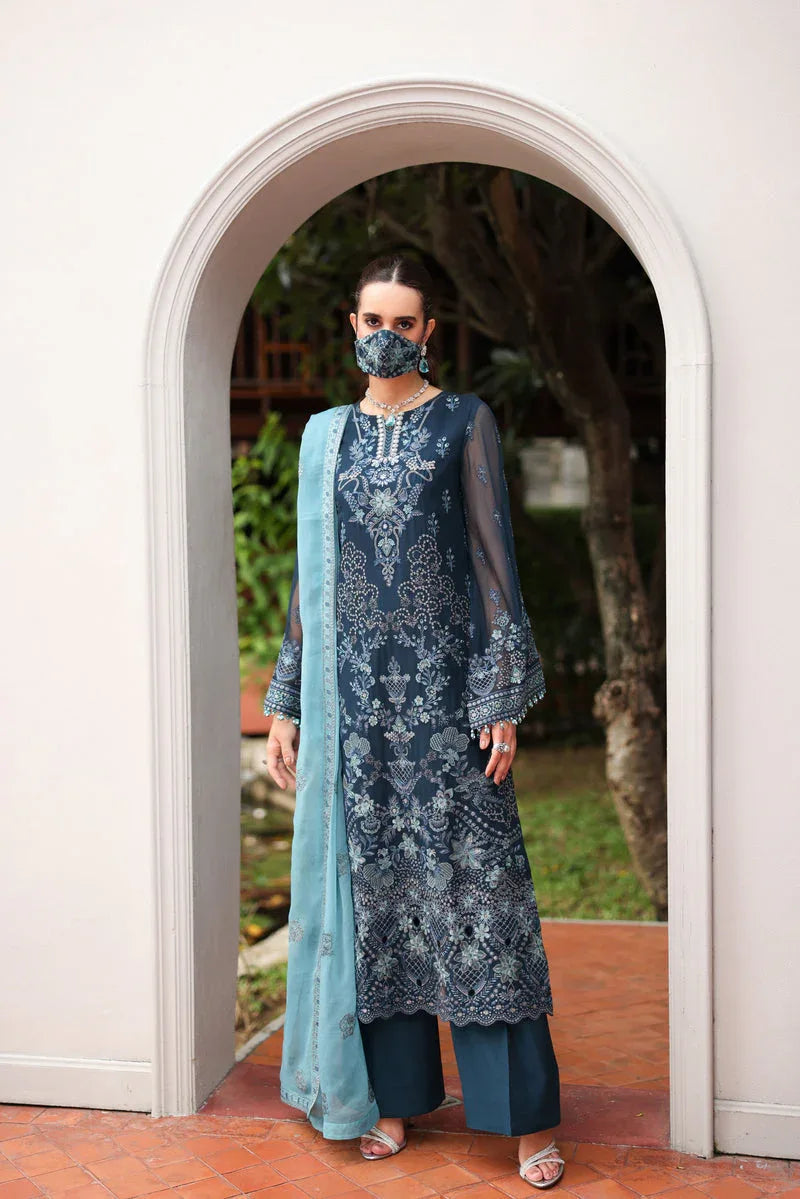 Flossie | Naayab Formals | K-108 - Aqsa Fabrics