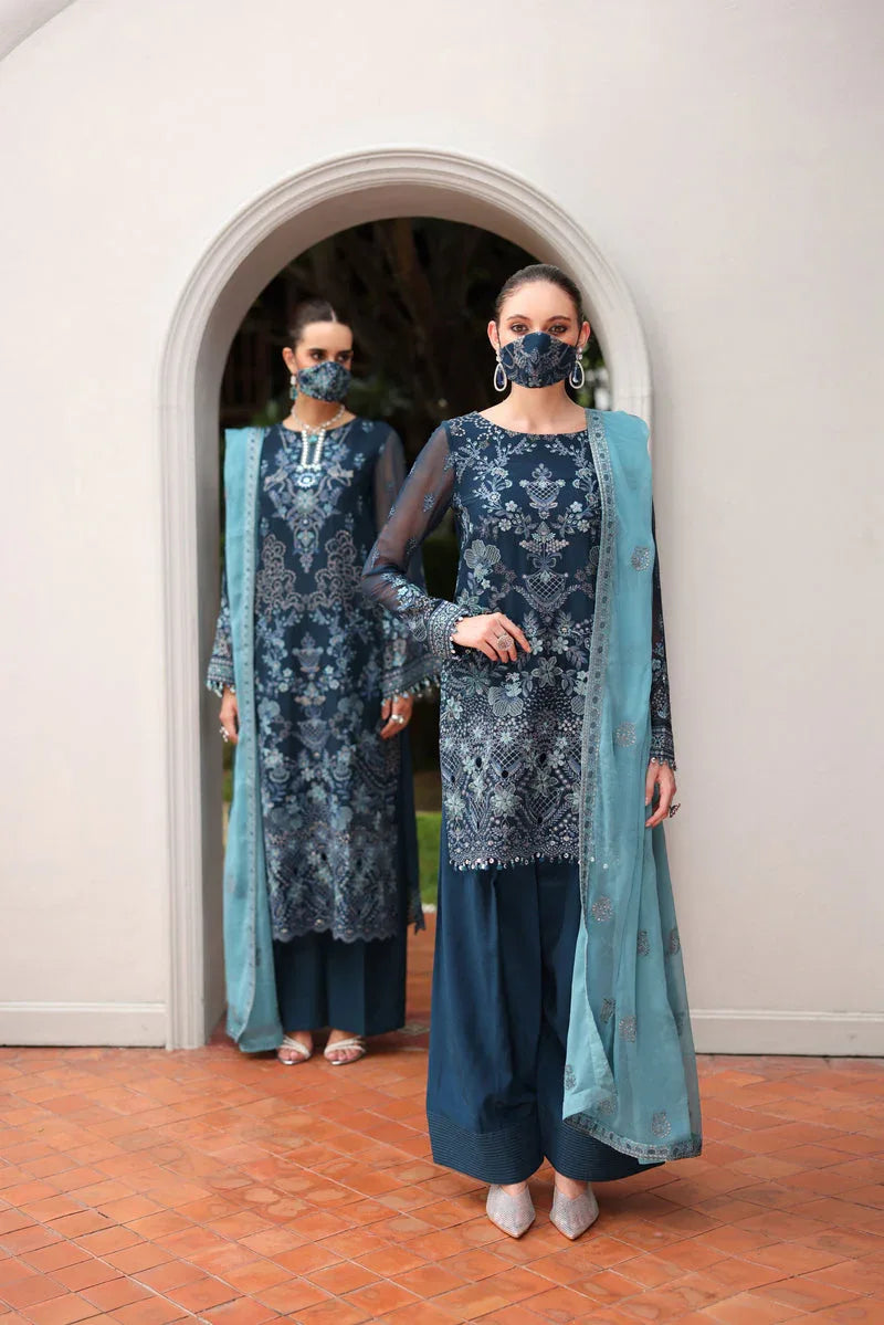Flossie | Naayab Formals | K-108 - Aqsa Fabrics