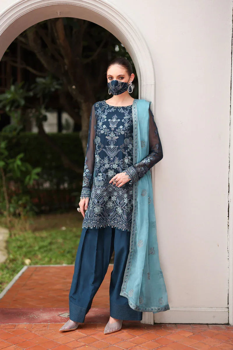 Flossie | Naayab Formals | K-108 - Aqsa Fabrics