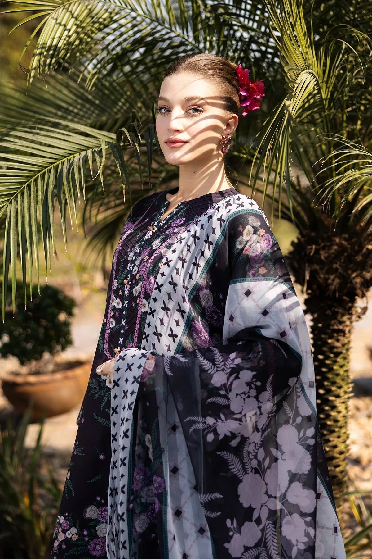 Alizeh | Sheen Lawn Prints 25 | AF-PL-6039-Tod - Aqsa Fabrics