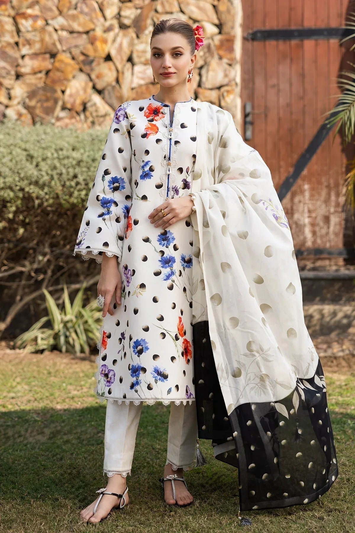 Alizeh | Sheen Lawn Prints 25 | AF-PL-6037-Loco - Aqsa Fabrics