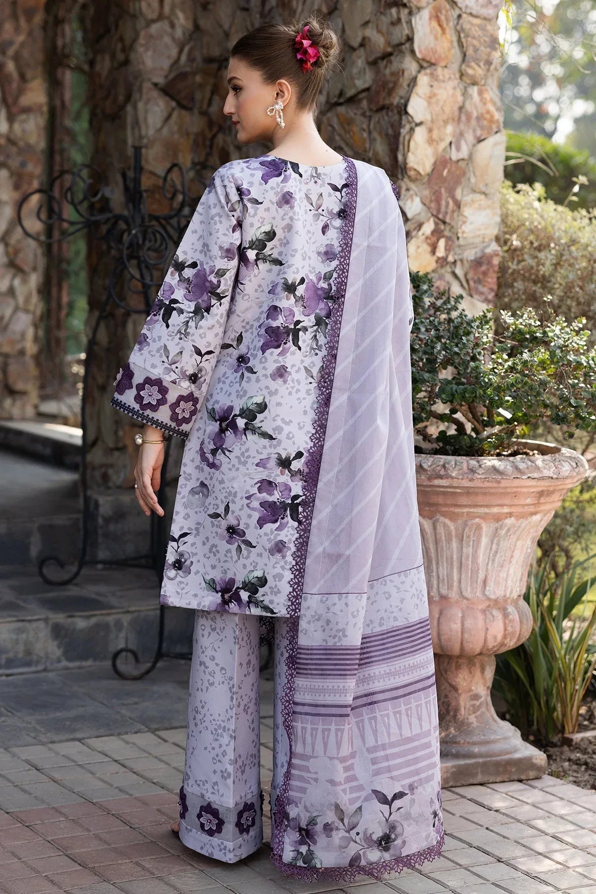 Alizeh | Sheen Lawn Prints 25 | AF-PL-6041-Maylan - Aqsa Fabrics