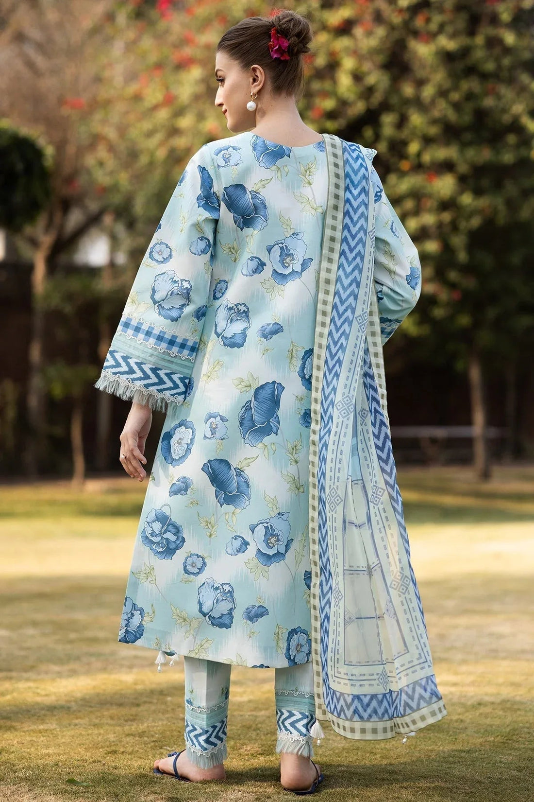 Alizeh | Sheen Lawn Prints 25 | AF-PL-6031-Laya - Aqsa Fabrics