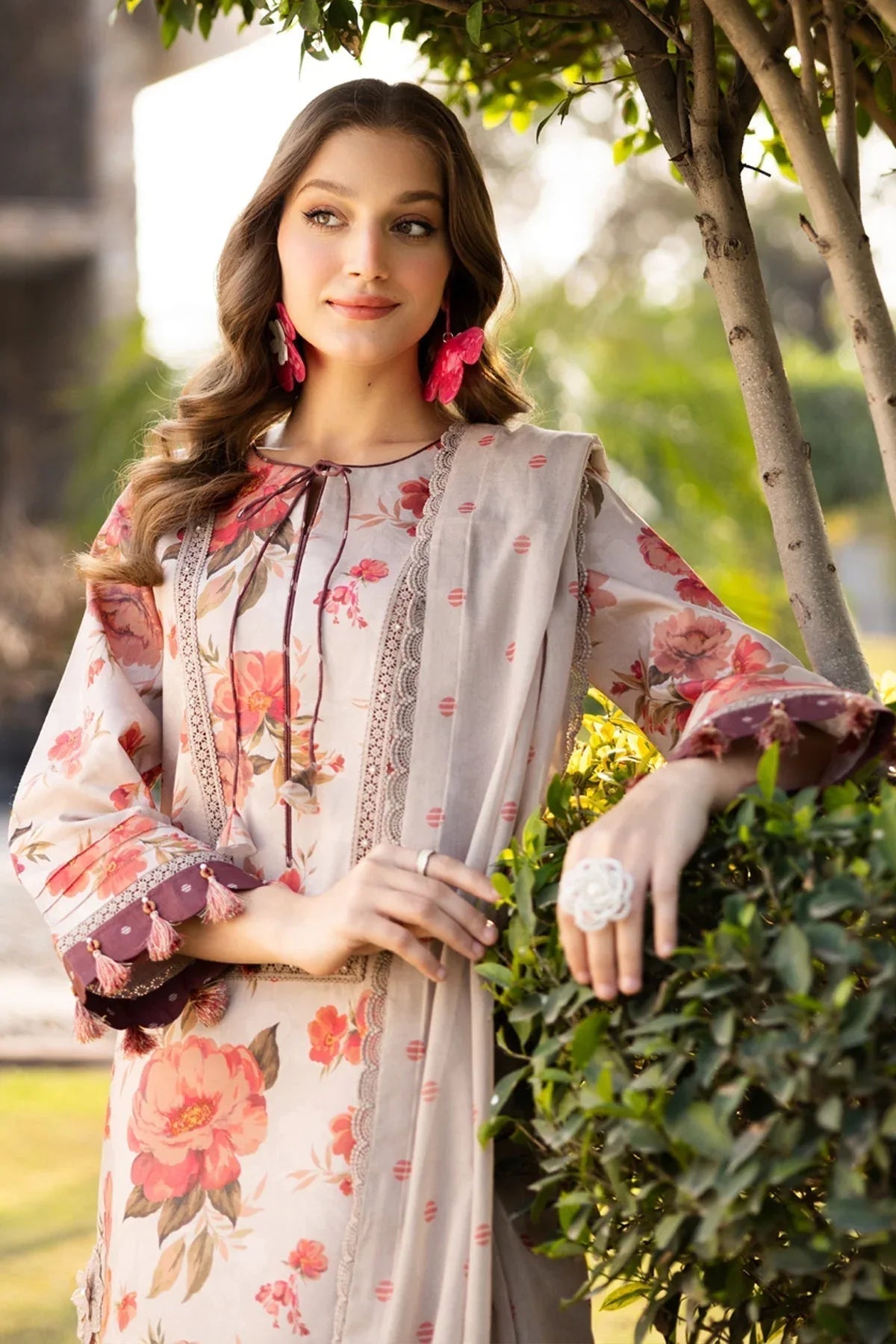 Alizeh | Sheen Lawn Prints 25 | AF-PL-6027-Sian - Aqsa Fabrics