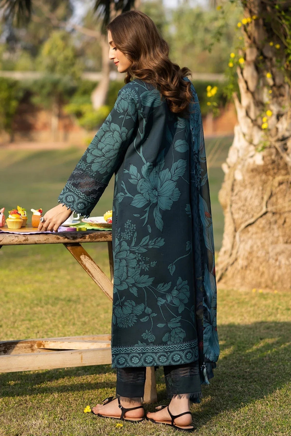 Alizeh | Sheen Lawn Prints 25 | AF-PL-6035-Nigella - Aqsa Fabrics