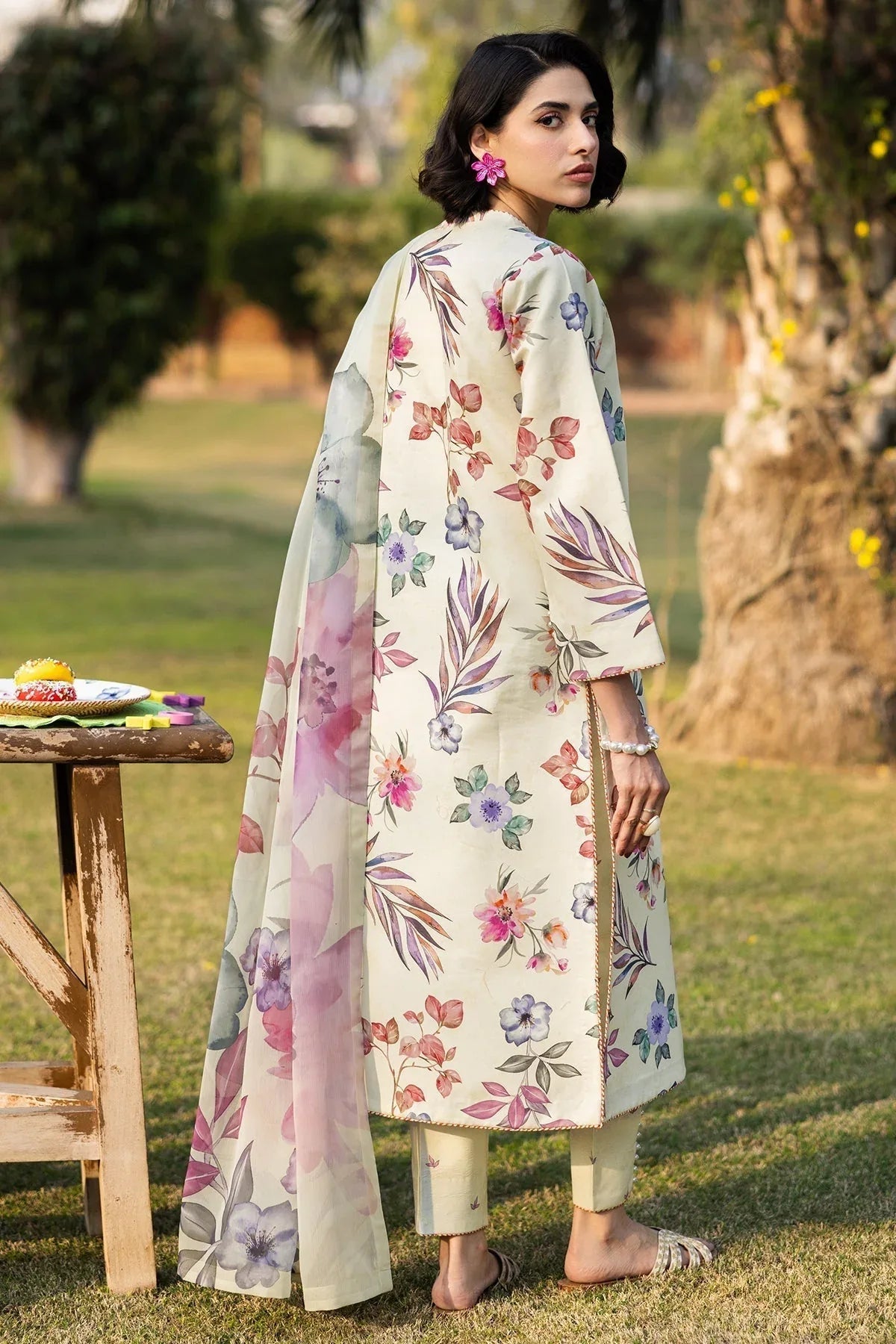 Alizeh | Sheen Lawn Prints 25 | AF-PL-6029-Minday - Aqsa Fabrics