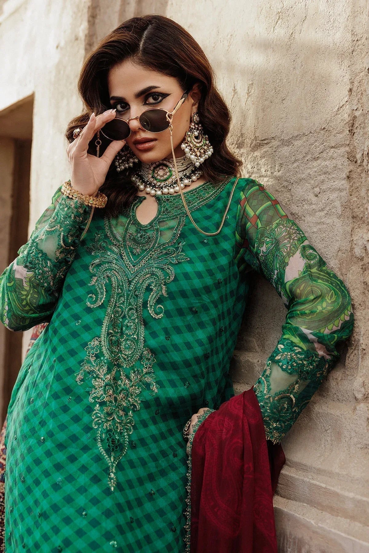 Charizma | Vasal Chiffon |  VSL25-35 - Aqsa Fabrics
