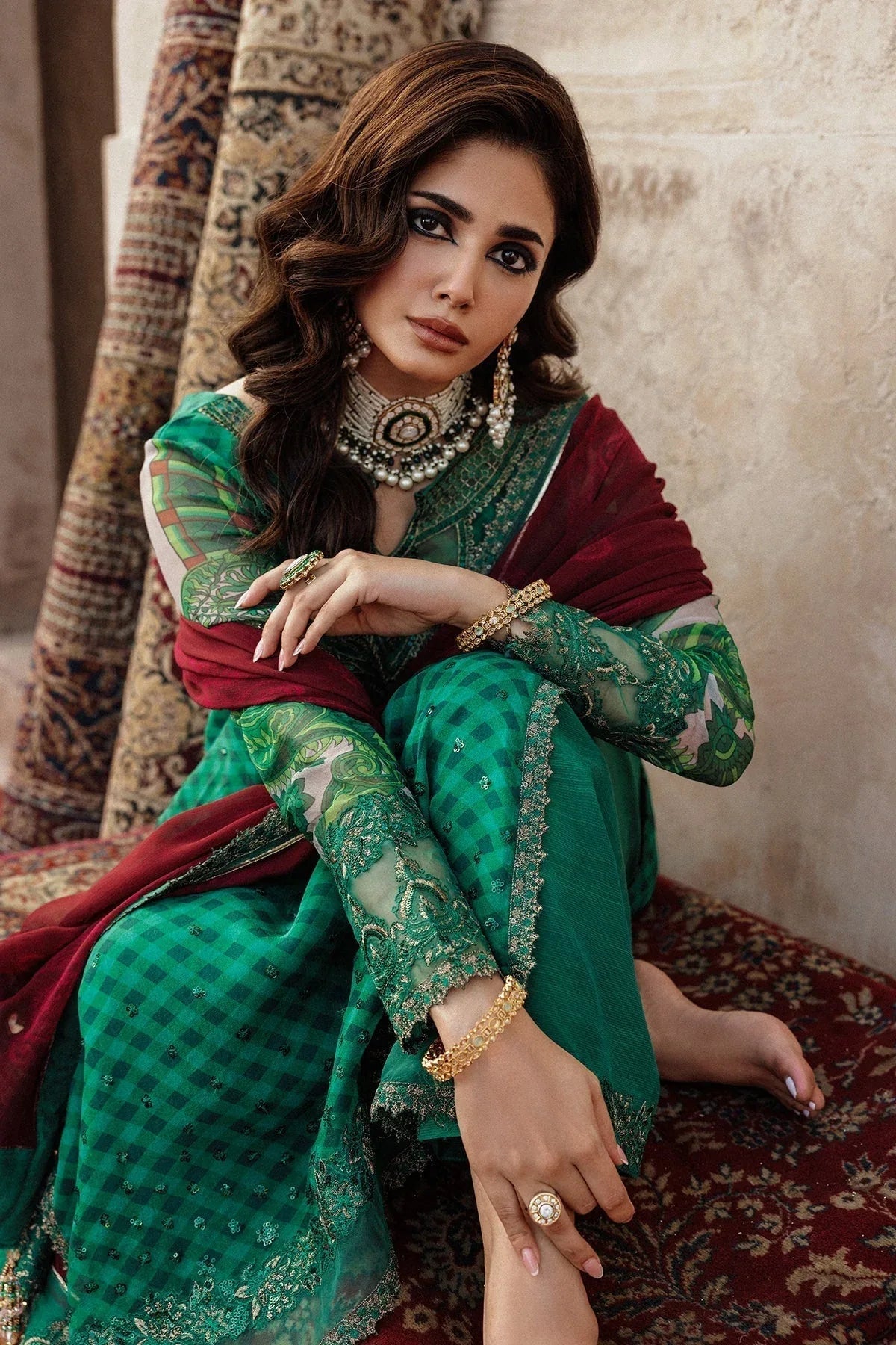 Charizma | Vasal Chiffon |  VSL25-35 - Aqsa Fabrics