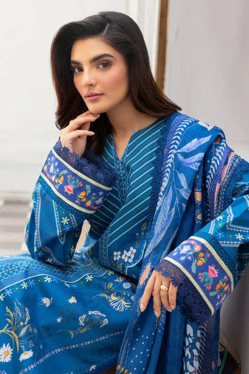 Florent | Luxury Print | FLP - 4A - Aqsa Fabrics
