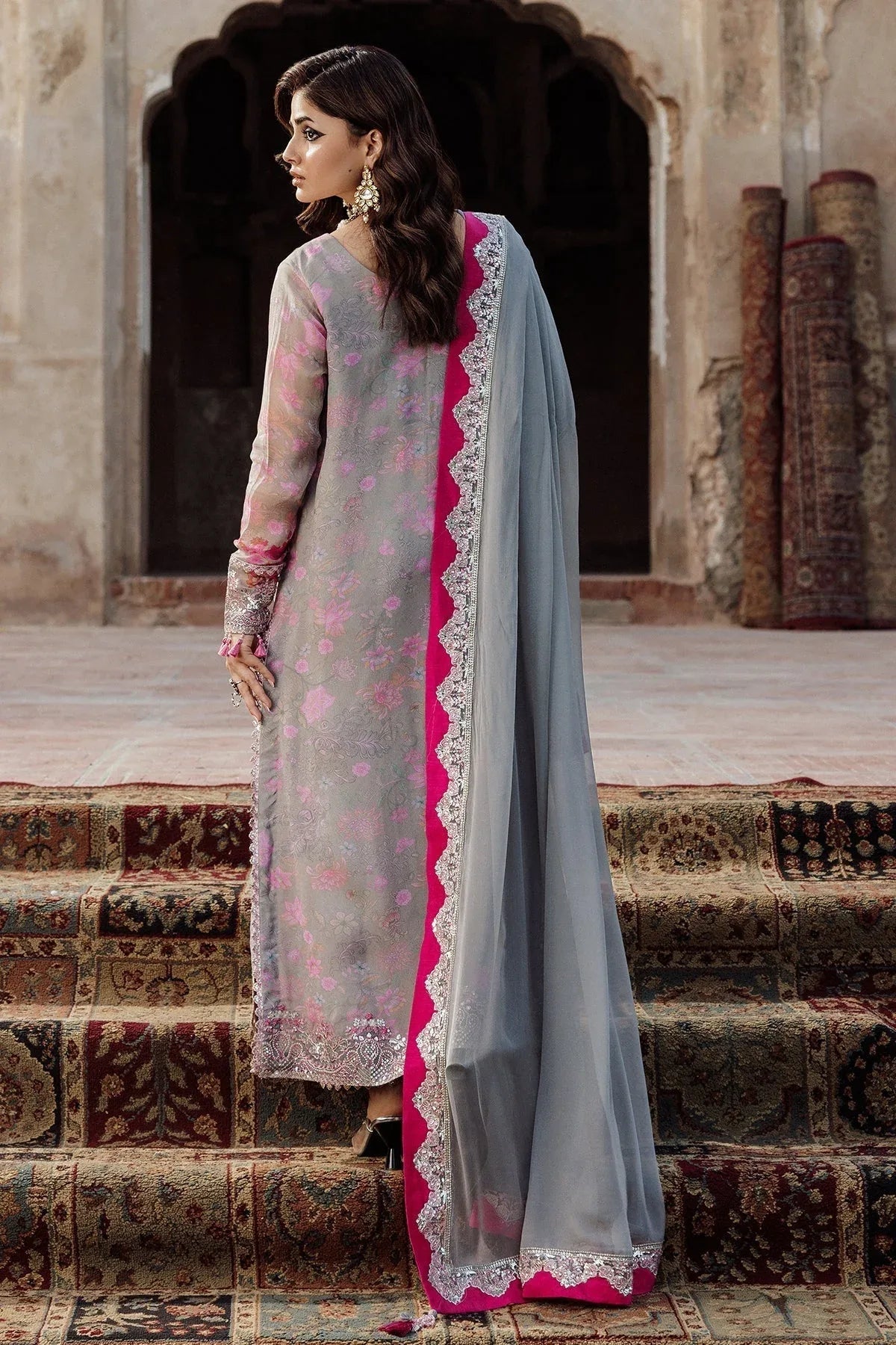 Charizma | Vasal Chiffon | VSL25-34 - Aqsa Fabrics