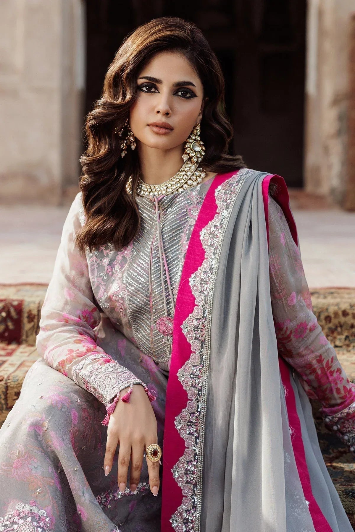 Charizma | Vasal Chiffon | VSL25-34 - Aqsa Fabrics