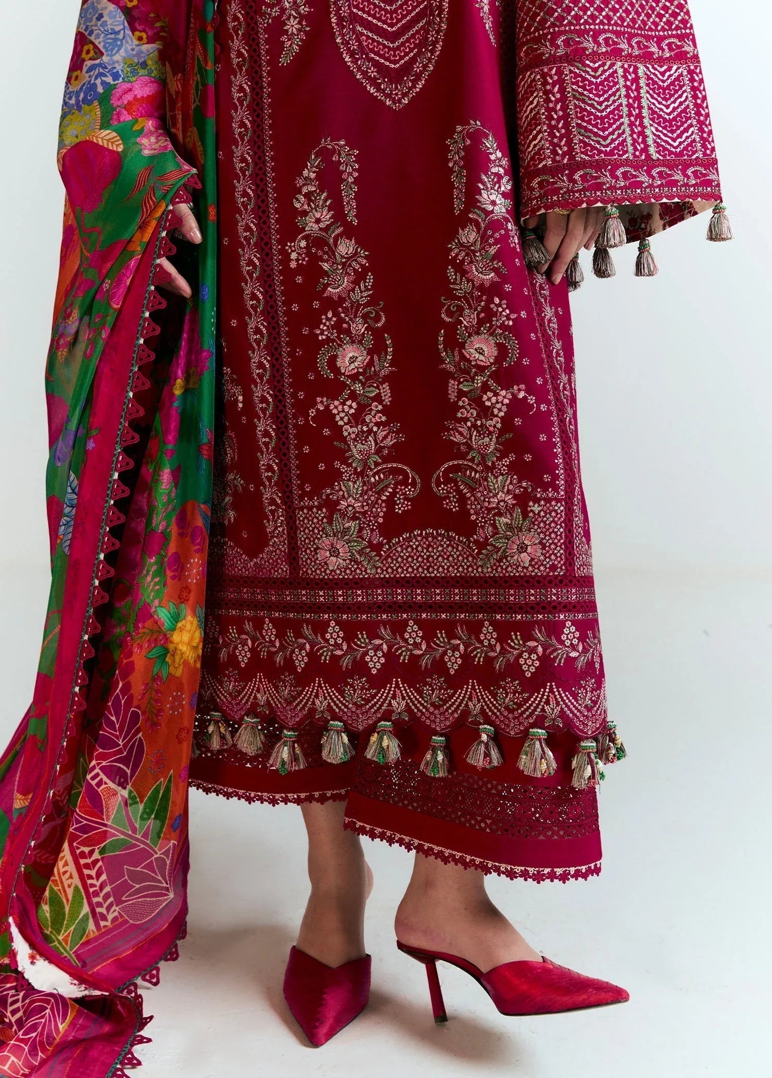Hussain Rehar | Nirmal SS 25 | Saaha - Aqsa Fabrics