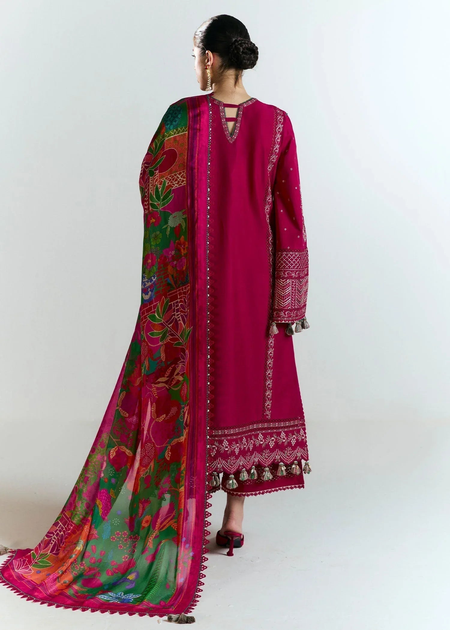 Hussain Rehar | Nirmal SS 25 | Saaha - Aqsa Fabrics