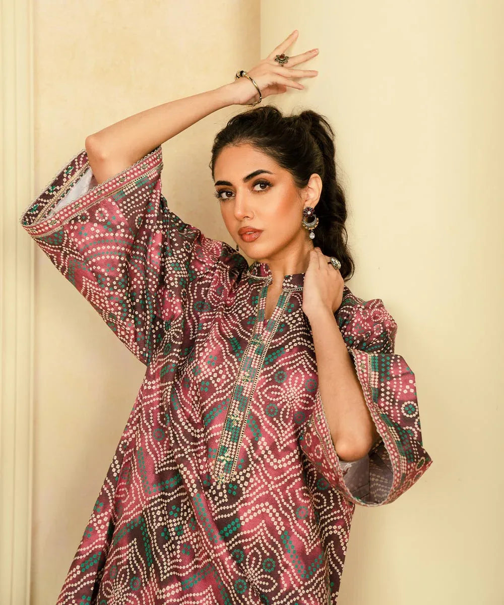 Sapphire | Intermix 2024 | Cambric Suit S-48 - Aqsa Fabrics
