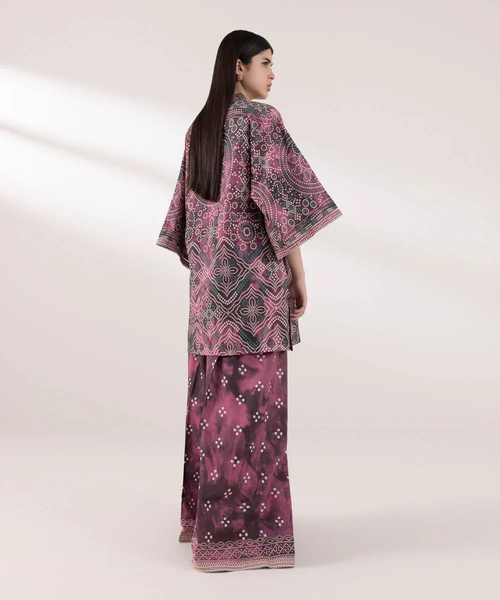 Sapphire | Intermix 2024 | Cambric Suit S-48 - Aqsa Fabrics