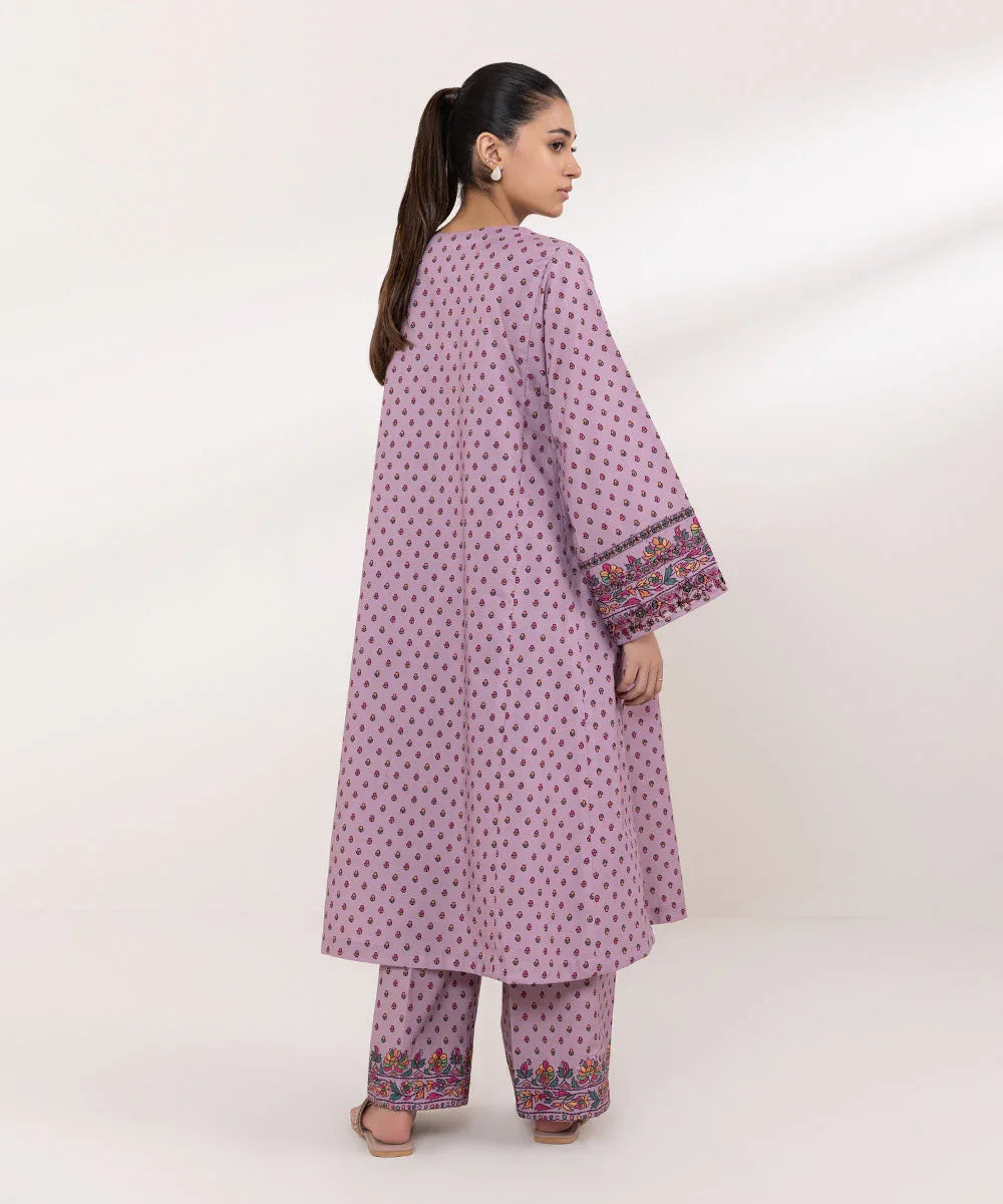 Sapphire | Intermix 2024 | Cambric Suit S-32 - Aqsa Fabrics