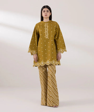 Sapphire | Intermix 2024 | Cambric Suit S-33 - Aqsa Fabrics
