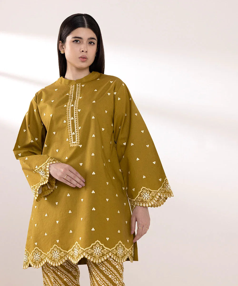Sapphire | Intermix 2024 | Cambric Suit S-33 - Aqsa Fabrics