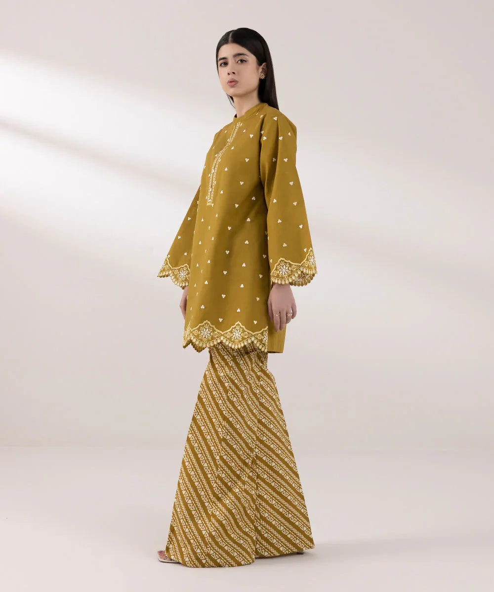 Sapphire | Intermix 2024 | Cambric Suit S-33 - Aqsa Fabrics