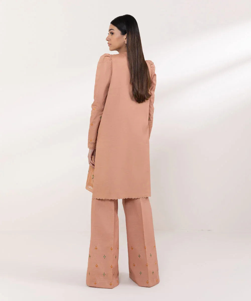 Sapphire | Intermix 2024 | Cambric Suit S-34 - Aqsa Fabrics