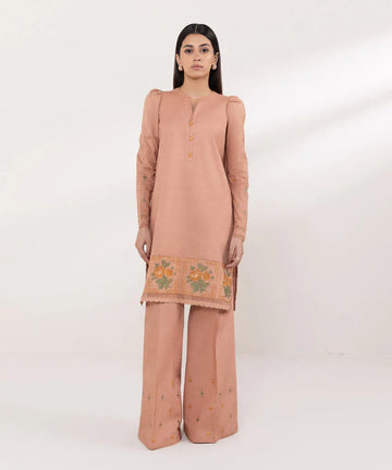 Sapphire | Intermix 2024 | Cambric Suit S-34 - Aqsa Fabrics