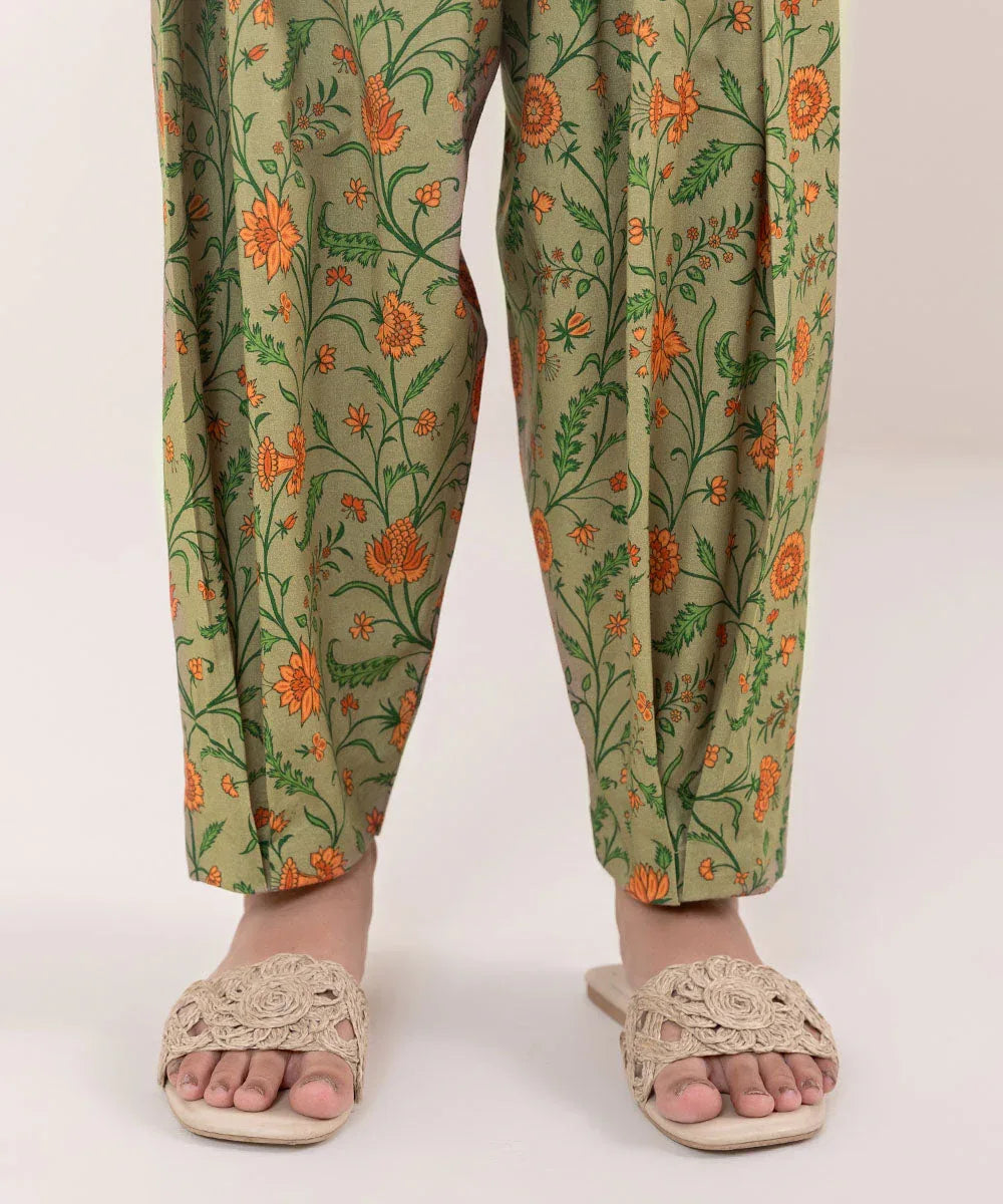 Sapphire | Intermix 2024 | Cambric Suit S-09 - Aqsa Fabrics