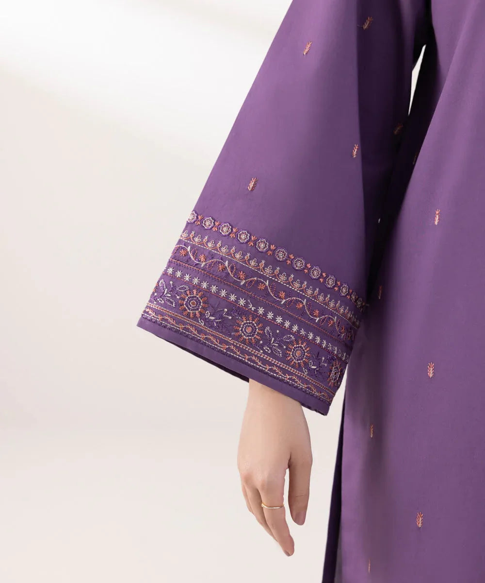 Sapphire | Intermix 2024 | Cambric Suit S-41 - Aqsa Fabrics
