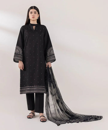 Sapphire | Intermix 2024 | Cambric Suit S-43 - Aqsa Fabrics