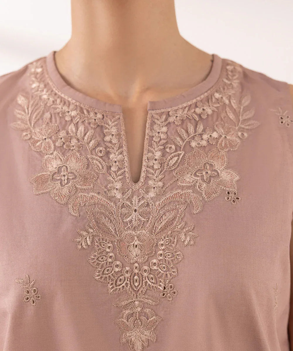 Sapphire | Intermix 2024 | Cambric Suit S-13 - Aqsa Fabrics