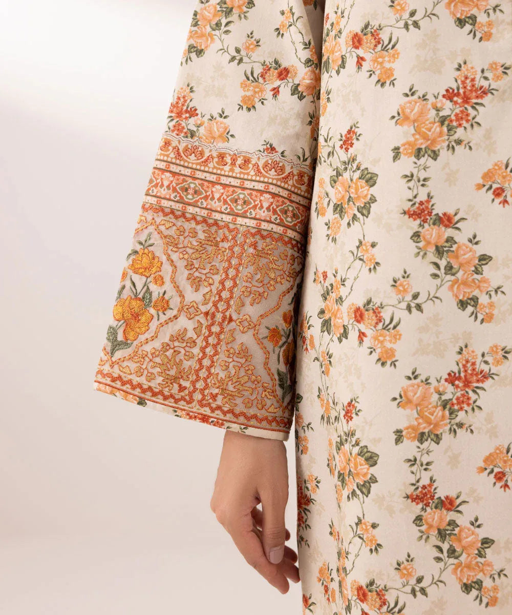 Sapphire | Intermix 2024 | Cambric Suit S-44 - Aqsa Fabrics