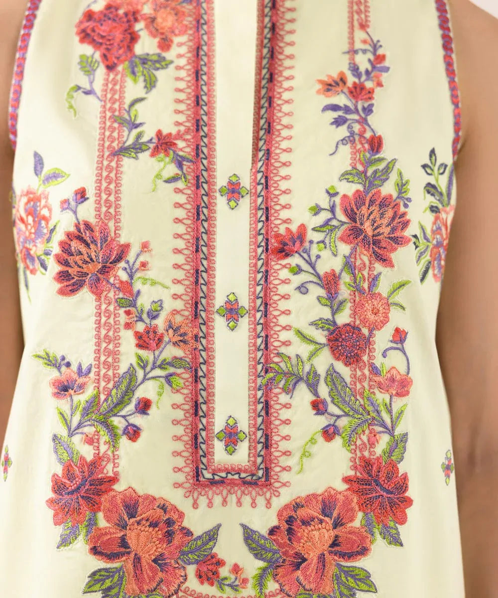 Sapphire | Intermix 2024 | Cambric Suit S-47 - Aqsa Fabrics