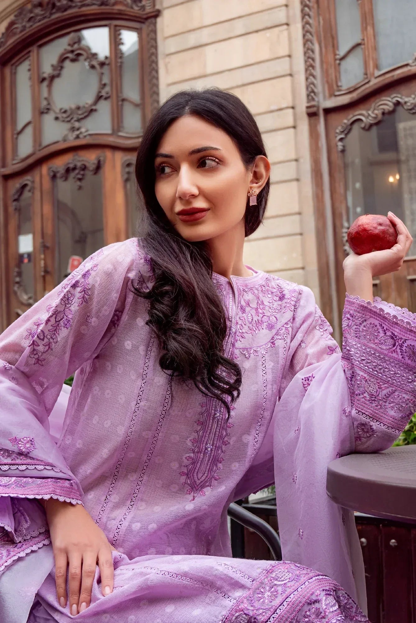 Muntaha | Noore e Zaib | Lilac - Parisa - Aqsa Fabrics