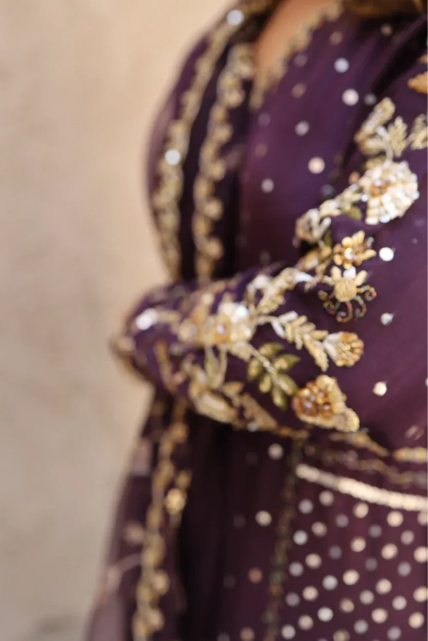 Muntaha | Formals | Zarnish - Aqsa Fabrics