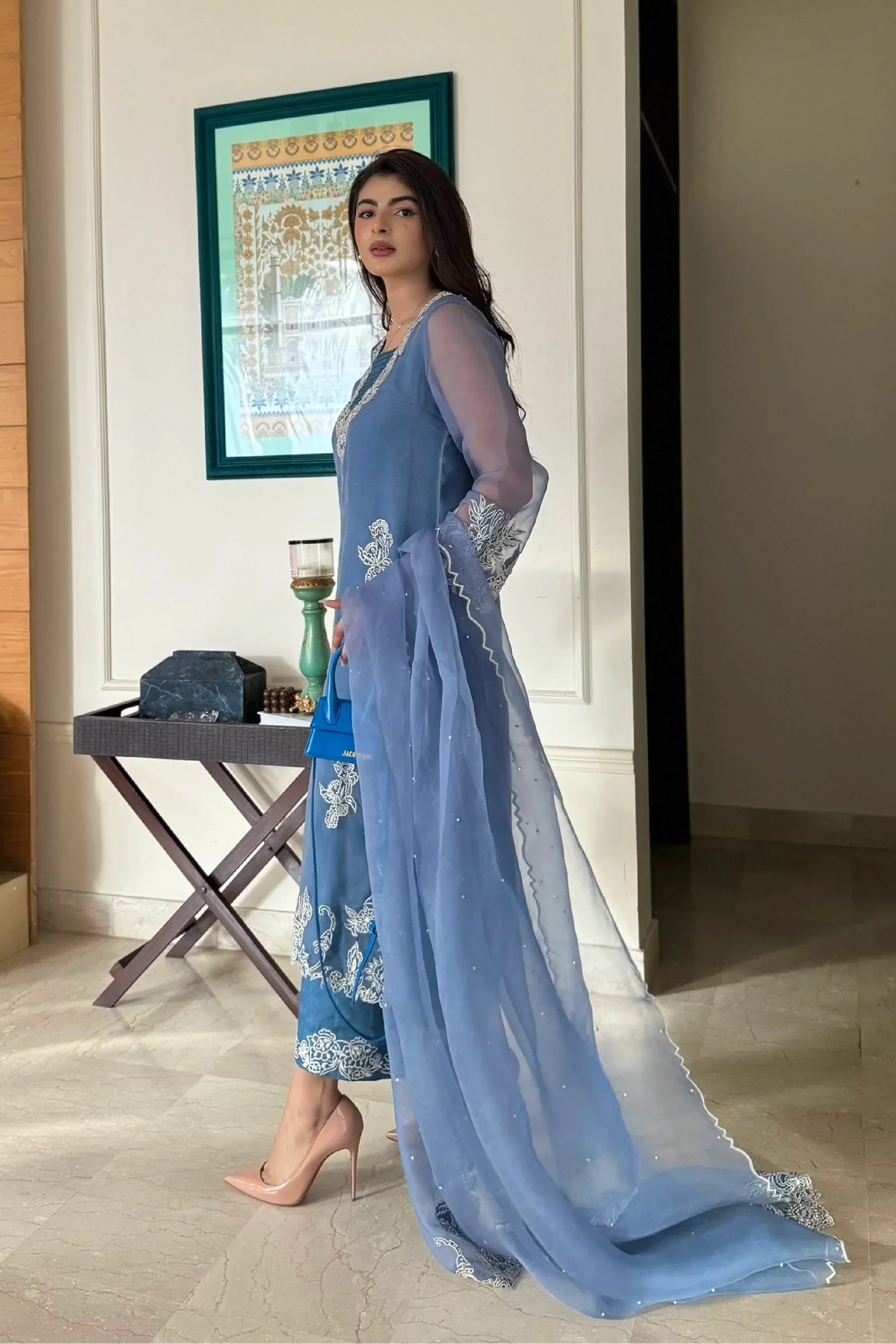 Muntaha | Zara Semi Formals | Exquisite Falak - Aqsa Fabrics
